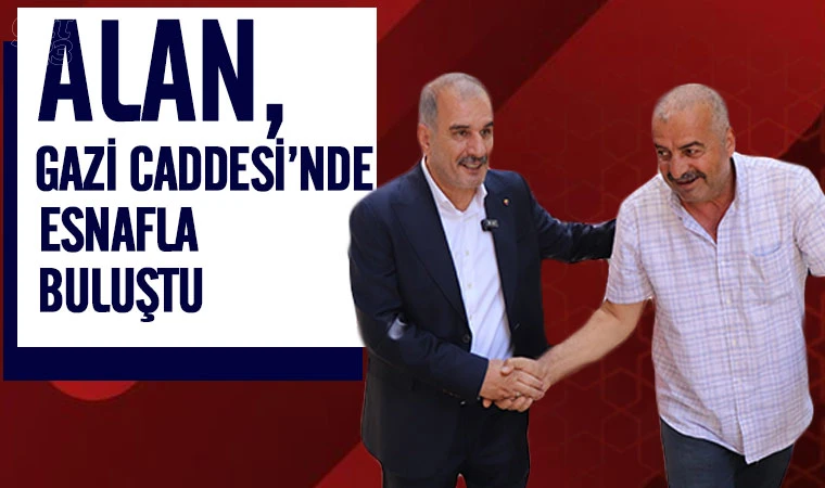 Esnafın sesi sahada dinlendi