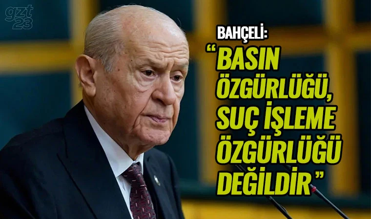 Bahçeli gündemi değerlendirdi