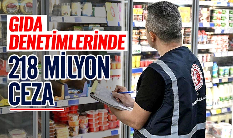 Gıdada milyonluk ceza