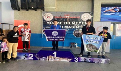 Elazığ Belediyesinden yüzmede 57 madalya