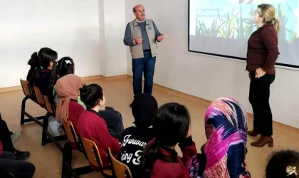 Elazığ’da öğrencilere tabiat eğitimi verildi