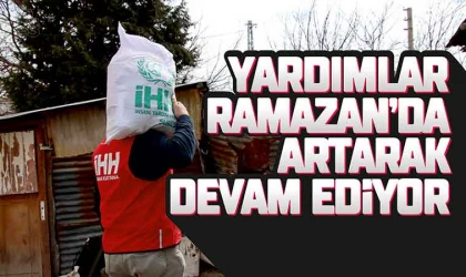 İHH yardımlarını sürdürüyor