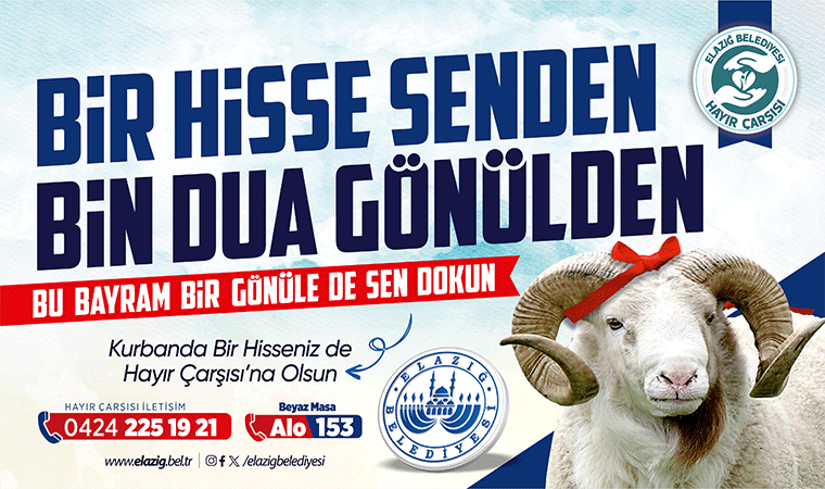 Hayır Çarşısı’na, kurban bağışı çağrısı