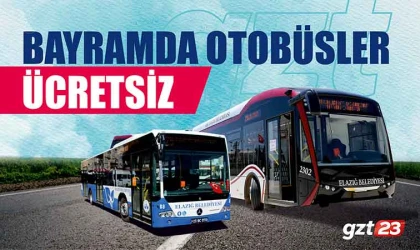 Bayramda ulaşım ücretsiz