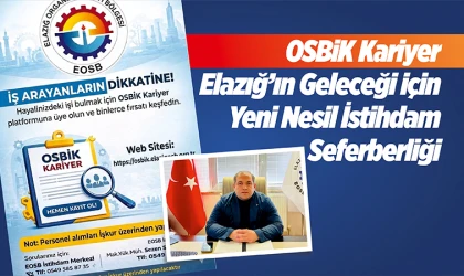 Elazığ için istihdam seferberliği