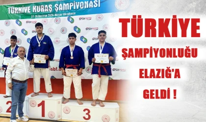 Elazığ'dan çifte madalya
