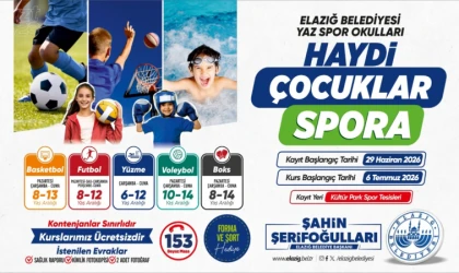 Haydi çocuklar spora