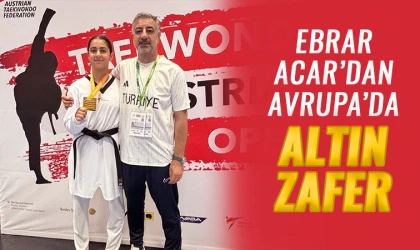 Elazığ’ın gururu Ebrar Acar