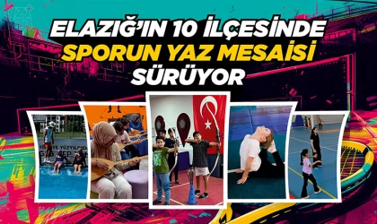 İlçelerde sporun yaz mesaisi sürüyor