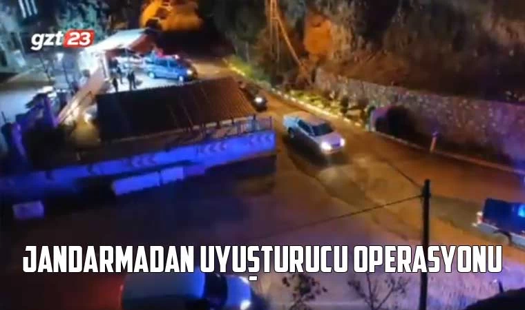 Elazığ'da Jandarmadan uyuşturucu operasyonu