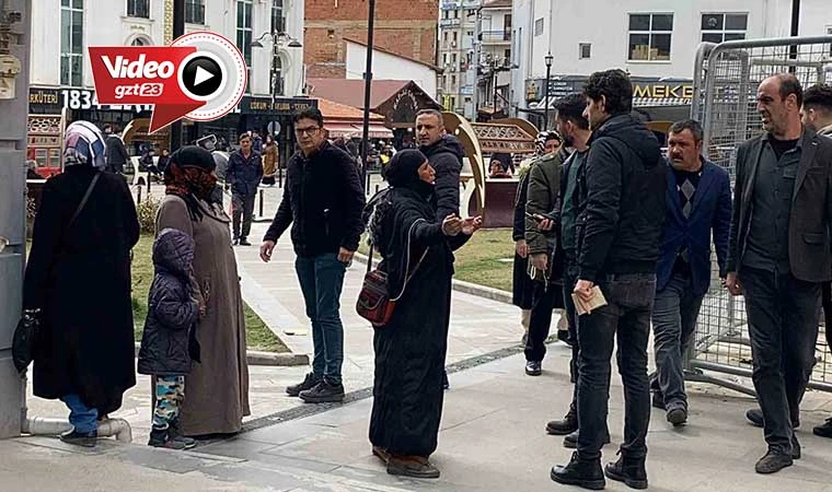 Zabıtalara, "Dişim ağrıyor hastaneye gideceğim" diyerek kaçan dilenci kamerada