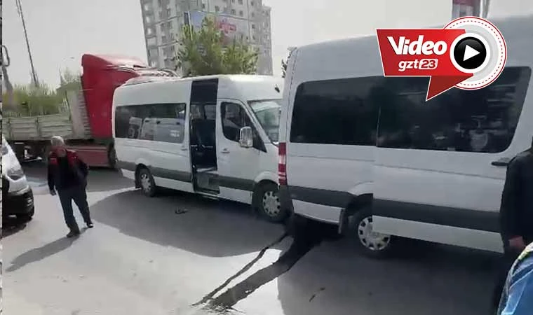 Elazığ’da zincirleme trafik kazası: 1 yaralı